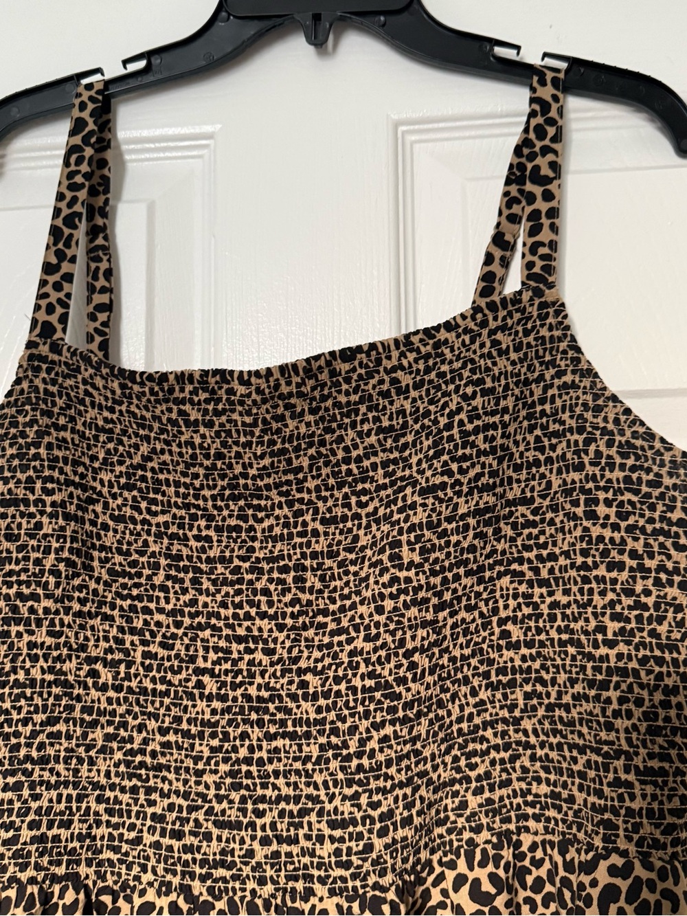Old Navy Leopard-Print Midi Dress - Picture 3 of 9